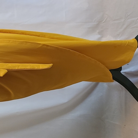 Shein, Yellow, left off shoulder dinner/date dress - Picture 3 of 7